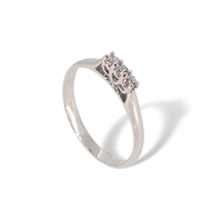 Anello trilogy Idee Preziose dal 1987 ANOR-96-201 in oro 18k e diamanti naturali Donna  - ANOR-96-201-19